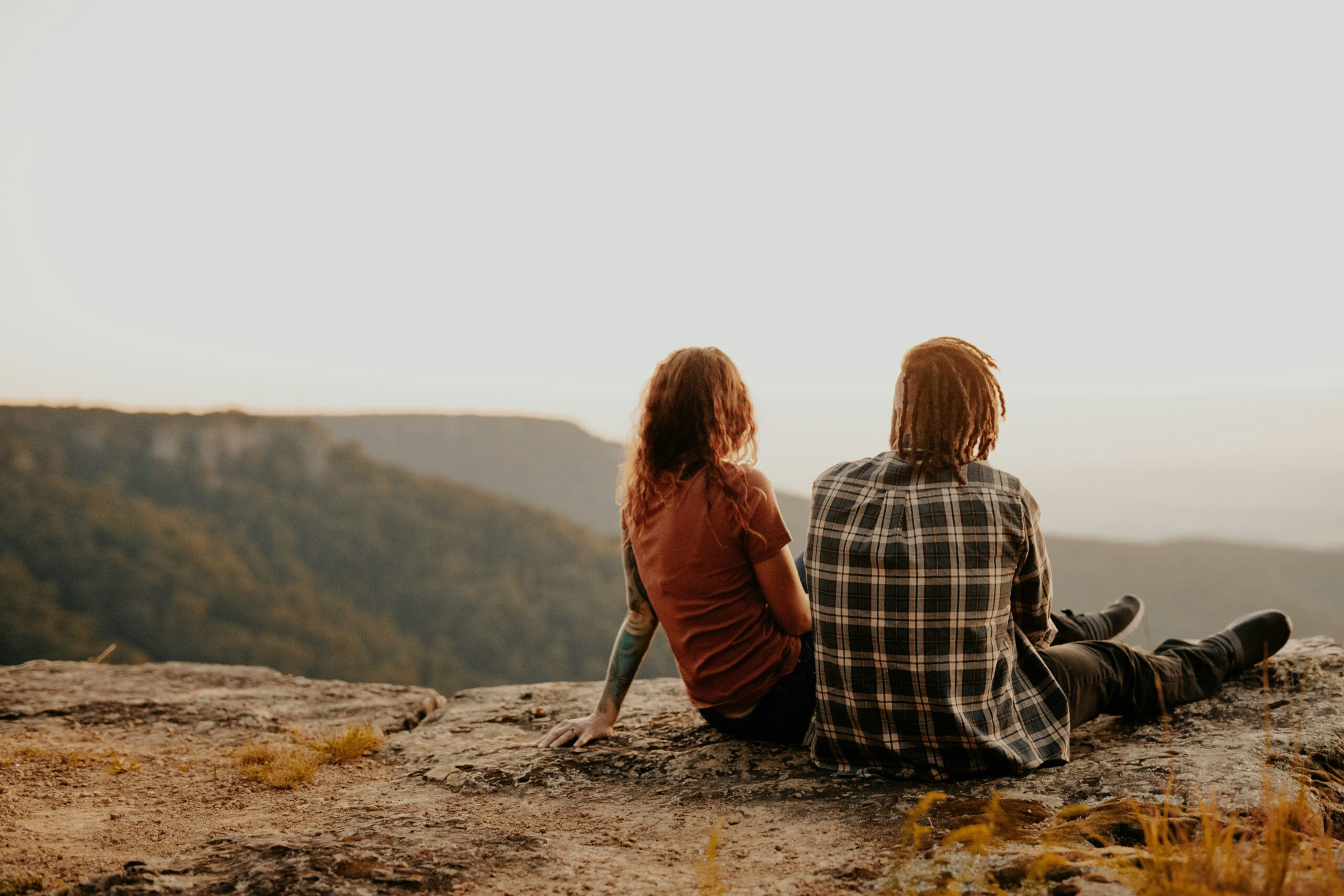 couple looking at the view